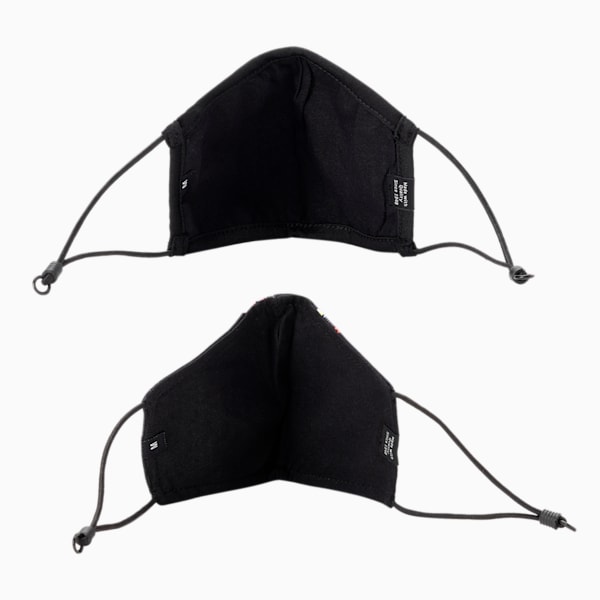 Brand Love Face Mask Pack of 2, PUMA Black-Brand Love Graphic, extralarge-IND