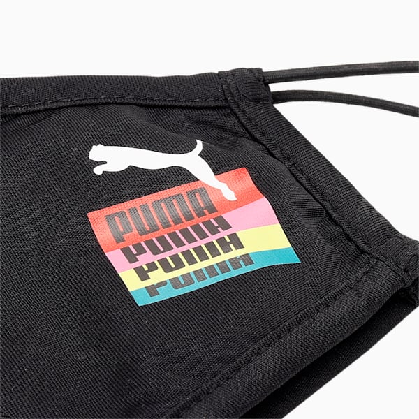 Brand Love Face Mask Pack of 2, PUMA Black-Brand Love Graphic, extralarge-IND