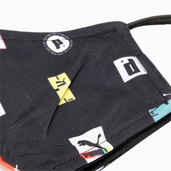Brand Love Face Mask Pack of 2, PUMA Black-Brand Love Graphic, extralarge-IND