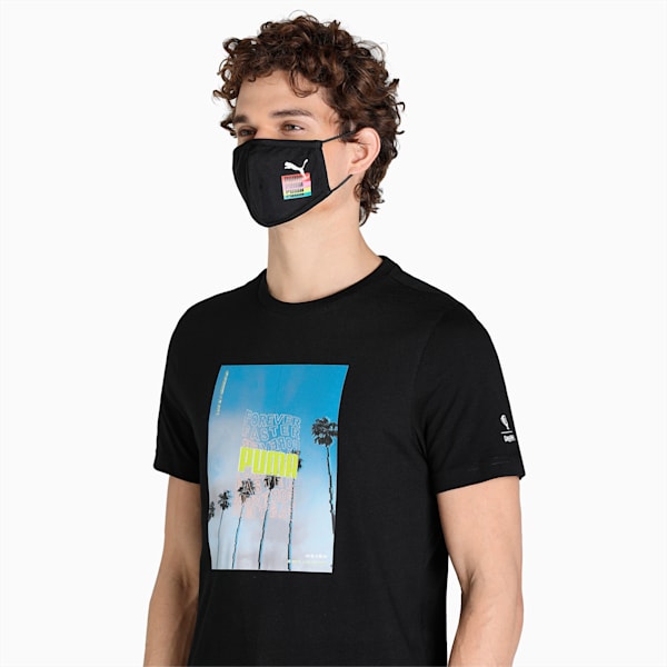 Brand Love Face Mask Pack of 2, PUMA Black-Brand Love Graphic, extralarge-IND