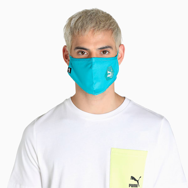 Hill Camp Face Mask Pack of 2, PUMA Black-Porcelain, extralarge-IND
