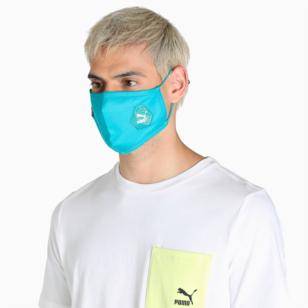 Hill Camp Face Mask Pack of 2, PUMA Black-Porcelain, extralarge-IND