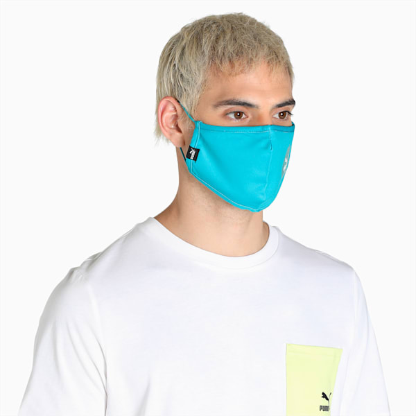 Hill Camp Face Mask Pack of 2, PUMA Black-Porcelain, extralarge-IND