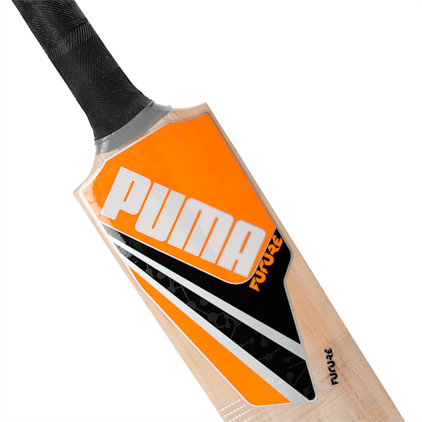Future 1.1 Kashmir Willow SNR Cricket Bat, Fluo Orange, extralarge-IND