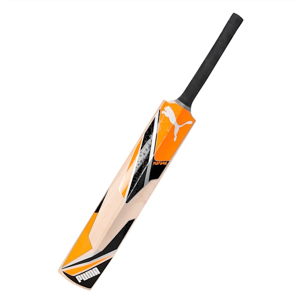 Future 1.1 Kashmir Willow SNR Cricket Bat, Fluo Orange, extralarge-IND