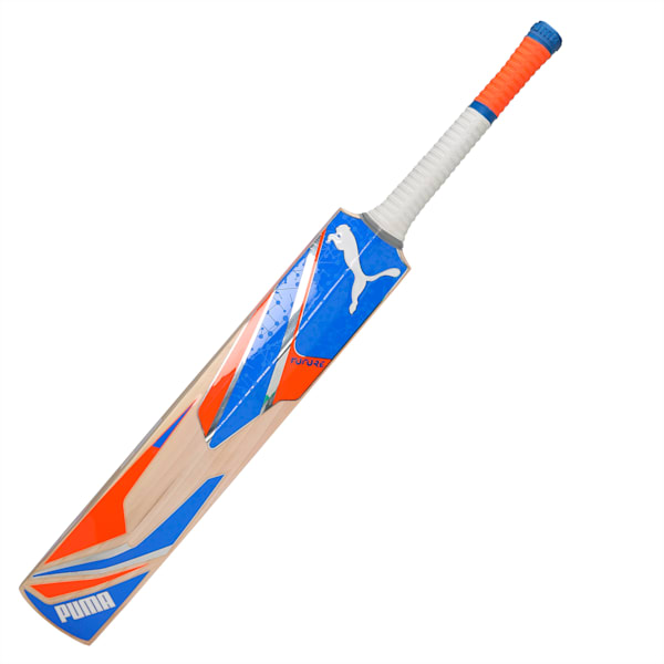 Future 1.3 Cricket Bat, Neon Citrus-Bluemazing, extralarge-IND