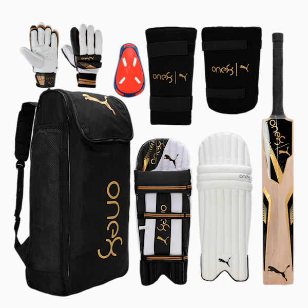 PUMA x one8 Starter Cricket Kit, PUMA Black, extralarge-IND