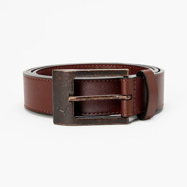 Stylised Belt, Chestnut Brown-Brass Dark, extralarge-IND