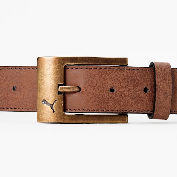 PUMA Stylised Belt, Major Brown-Brass Light, extralarge-IND