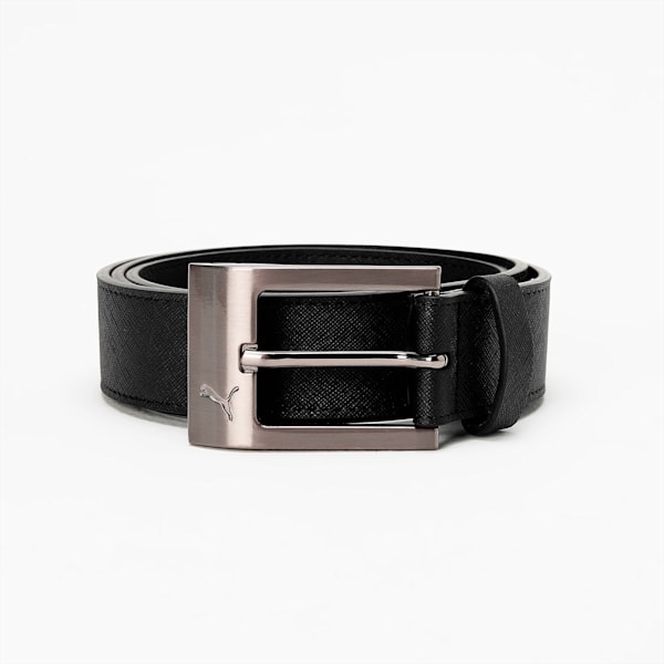 Stylised Belt, PUMA Black-Brush Gunmetal, extralarge-IND