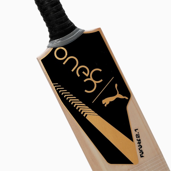 PUMA one8 JNR 2.1 Cricket Bat, PUMA Black-PUMA Gold, extralarge-IND