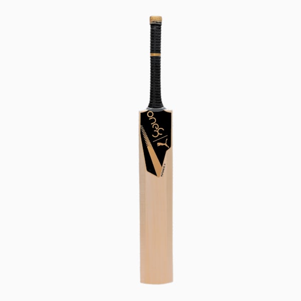 PUMA x one8 8.1 English Willow Cricket Bat, PUMA Black-PUMA Gold, extralarge-IND