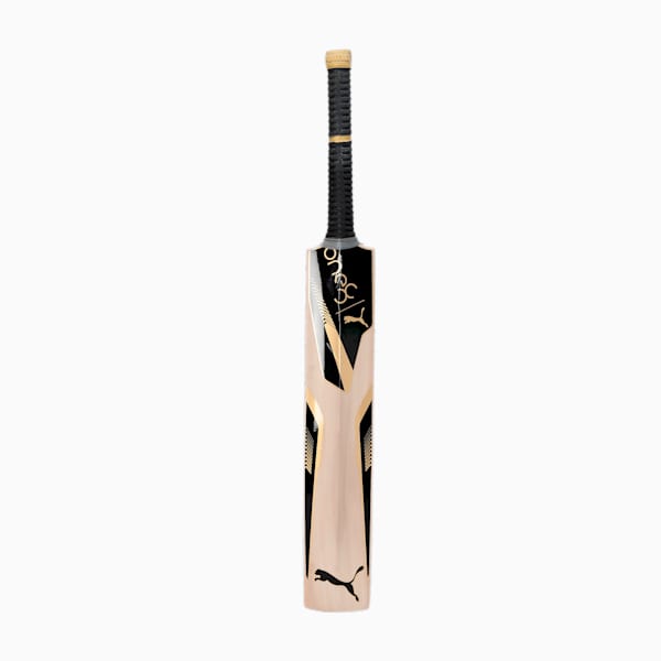 PUMA x one8 3.1 Kashmir Willow Cricket Bat, PUMA Black-PUMA Gold, extralarge-IND