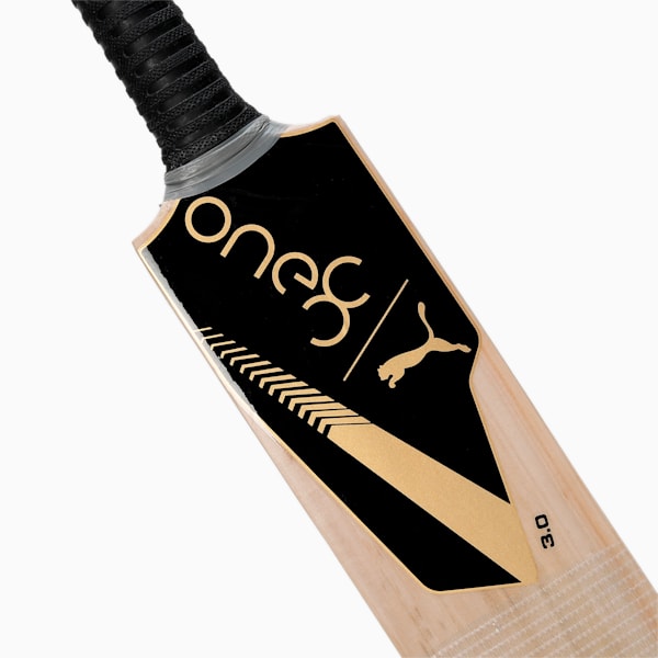 PUMA x one8 3.1 Kashmir Willow Cricket Bat, PUMA Black-PUMA Gold, extralarge-IND