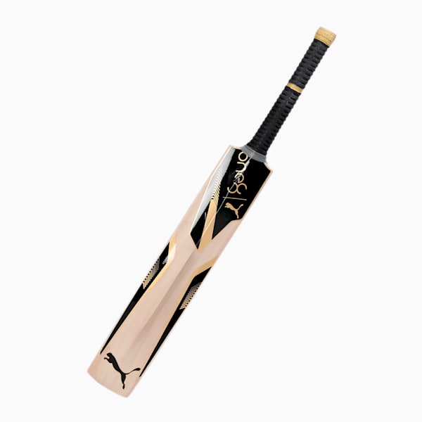 PUMA x one8 3.1 Kashmir Willow Cricket Bat, PUMA Black-PUMA Gold, extralarge-IND