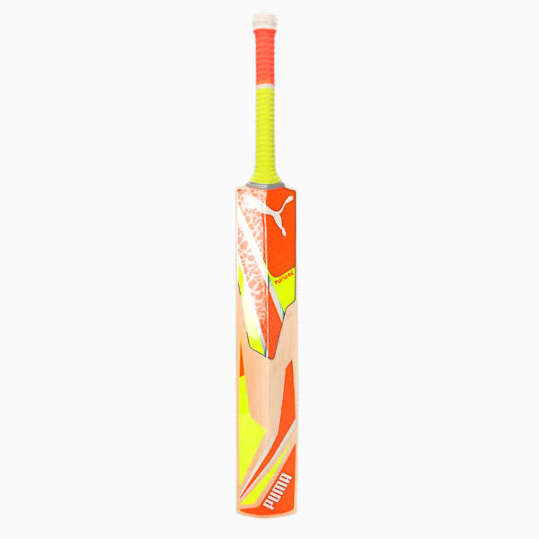 Future 3.1 English Willow Cricket Bat, Fast Yellow-Ultra Orange, extralarge-IND