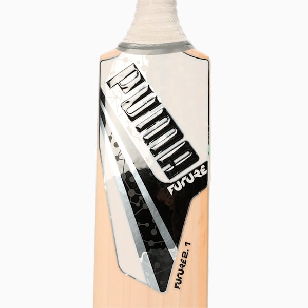 Future 2.1 English Willow Cricket Bat, PUMA White, extralarge-IND