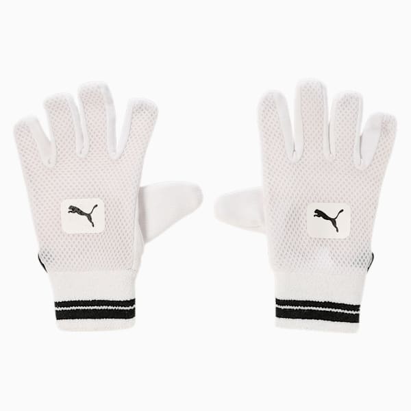 PUMA Future 3 Cricket Wicket Keeping Inner Gloves, PUMA White, extralarge-IND