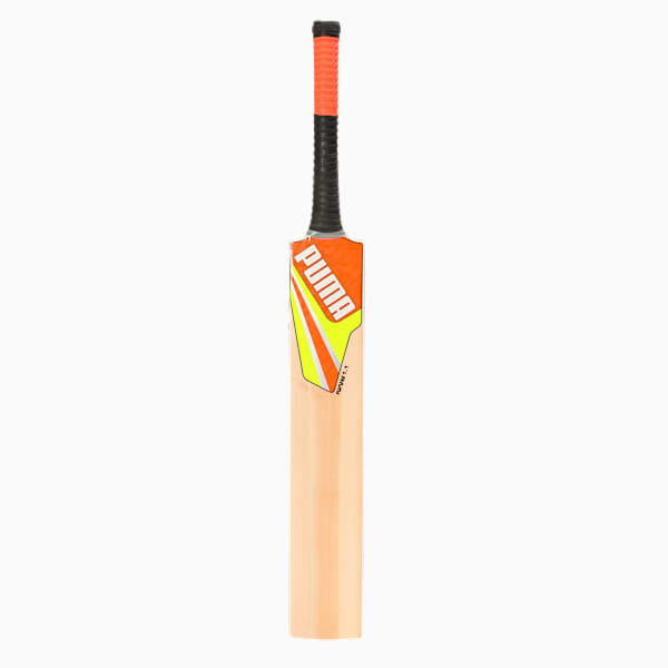 Future 1.1 Kashmir Willow Cricket Bat, Fast Yellow-Ultra Orange, extralarge-IND