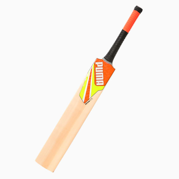 Future 1.1 Kashmir Willow Cricket Bat, Fast Yellow-Ultra Orange, extralarge-IND