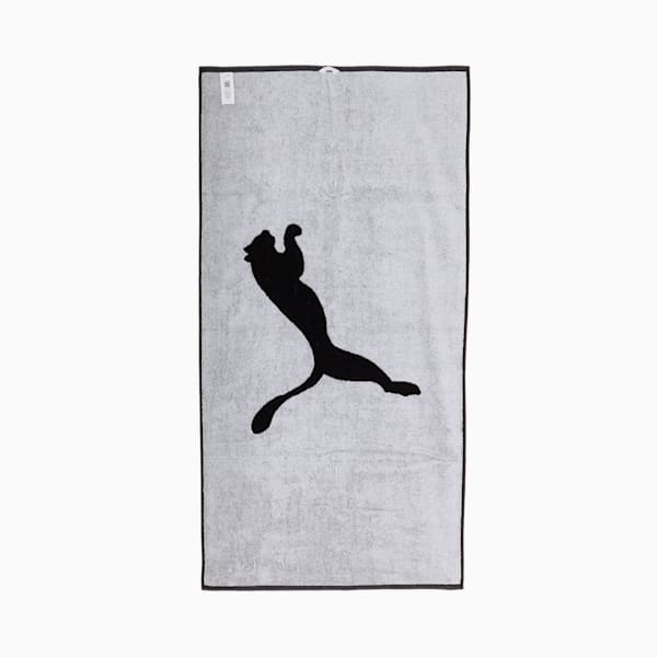 ユニセックス サッカー チーム タオル 70 x 140cm, PUMA Black-PUMA White, extralarge-JPN