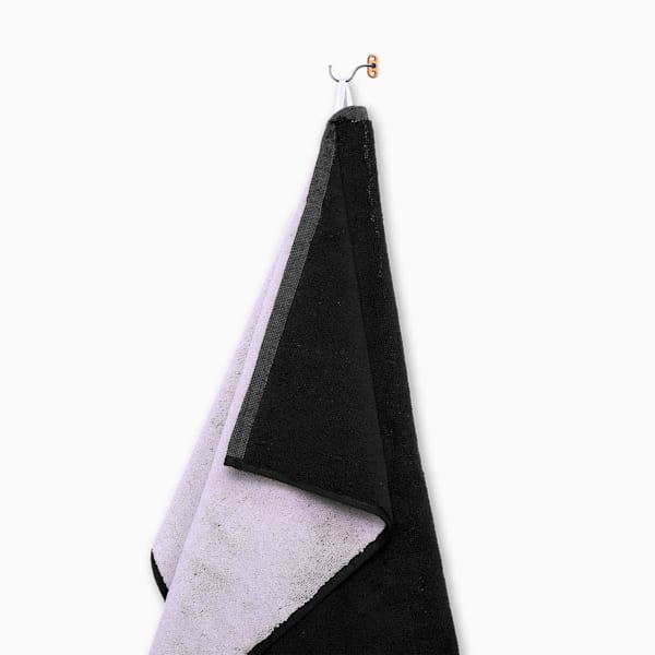 TEAM Football Towel-Large, PUMA Black-PUMA White, extralarge-IND