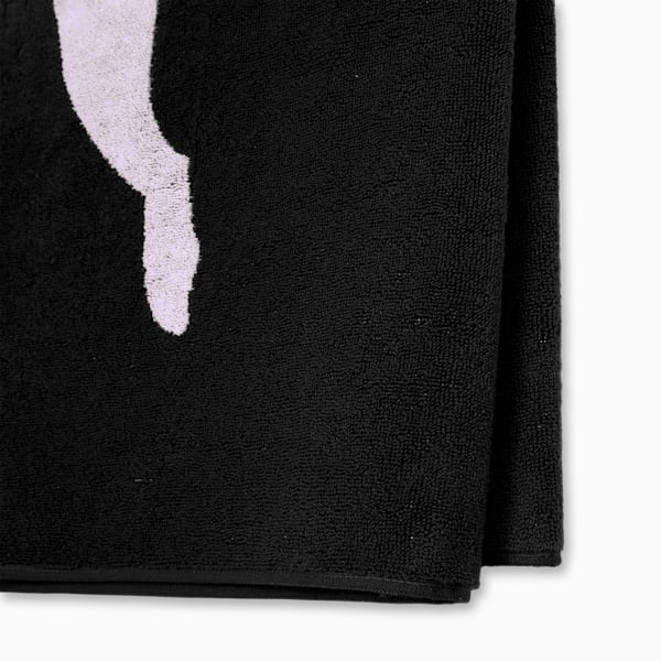 TEAM Football Towel-Large, PUMA Black-PUMA White, extralarge-IND