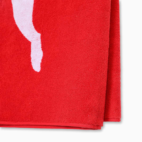 TEAM Football Towel-Large, For All Time Red-PUMA White, extralarge-IND