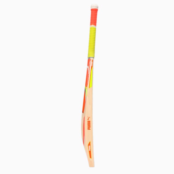 Future 1.3 English Willow Cricket Bat, Fast Yellow-Ultra Orange, extralarge-IND