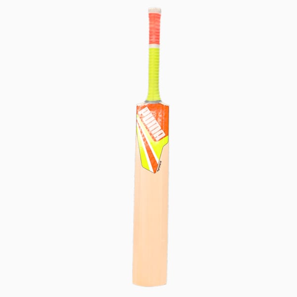 Future 8 English Willow Cricket Bat, Fast Yellow-Ultra Orange, extralarge-IND