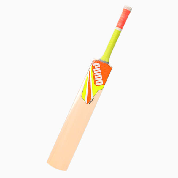 Future 8 English Willow Cricket Bat, Fast Yellow-Ultra Orange, extralarge-IND