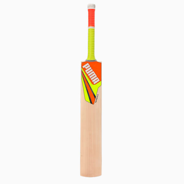 Future 2A English Willow Cricket Bat, Fast Yellow-Ultra Orange, extralarge-IND