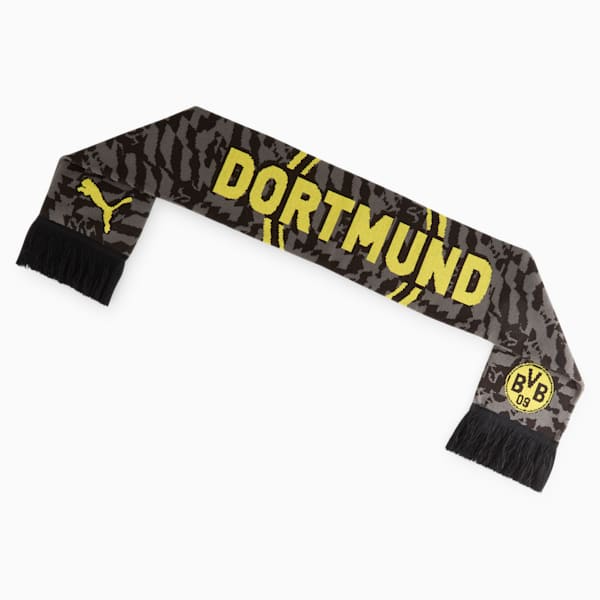 Bufanda Borussia Dortmund ftblESSENTIALS, Faster Yellow-PUMA Black, extralarge