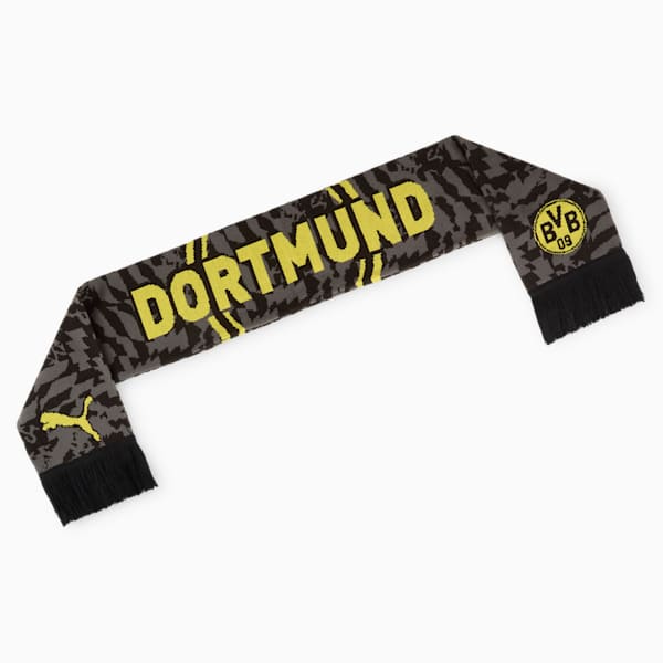 Bufanda Borussia Dortmund ftblESSENTIALS, Faster Yellow-PUMA Black, extralarge