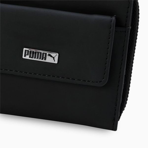 PUMA Women's Premium Wallet, PUMA Black, extralarge-IND