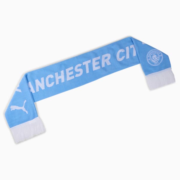 Bufanda Manchester City ftblESSENTIALS, Team Light Blue-PUMA White, extralarge