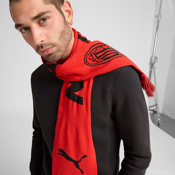 Bufanda AC Milan ftblESSENTIALS, For All Time Red-PUMA Black, extralarge