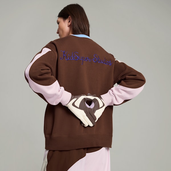 PUMA x KIDSUPER Men's Gloves, Espresso Brown-Alpine Snow, extralarge-IND