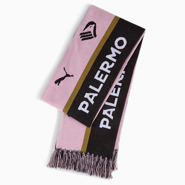 ユニセックス PUMA x パレルモFC スカーフ, PUMA Black-Pink, extralarge-JPN