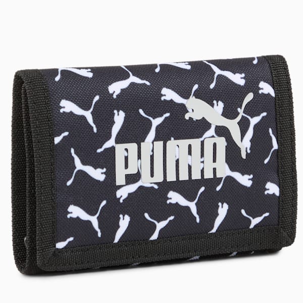 ユニセックス プーマ フェーズ AOP ウォレット, PUMA Black-Puma Logo-AOP, extralarge-JPN