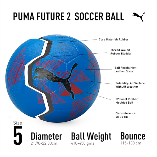 PUMA Future 2 Football, PUMA Team Royal-PUMA Red-PUMA Black, extralarge-IND