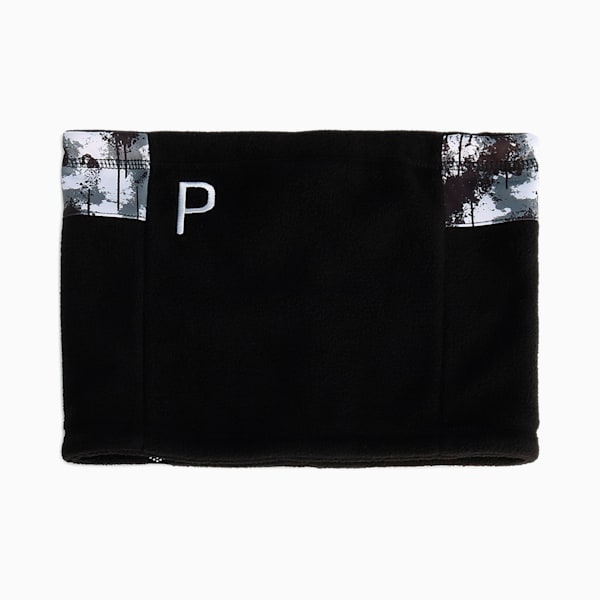 メンズ ゴルフ P AOP フリース ネックウォーマー, PUMA Black, extralarge-JPN