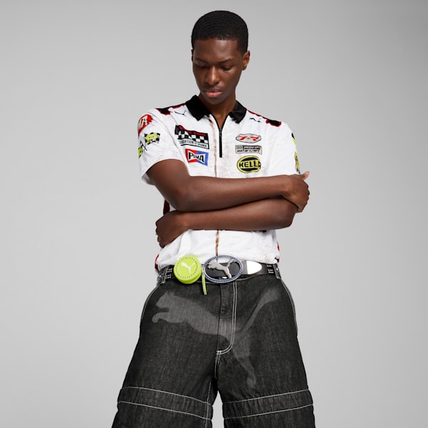 A$AP ROCKY x PUMA Leather Belt, PUMA Black, extralarge-IND