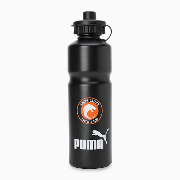 PUMA x SUFC Core Sipper Water Bottle 750 ml, PUMA Black-Rickie Orange, extralarge-IND