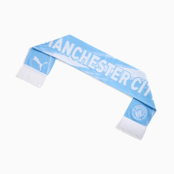 Manchester City Essentials Scarf, Team Light Blue-PUMA White, extralarge