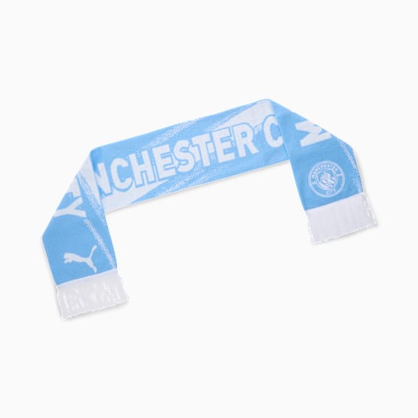 Manchester City Essentials Scarf, Team Light Blue-PUMA White, extralarge