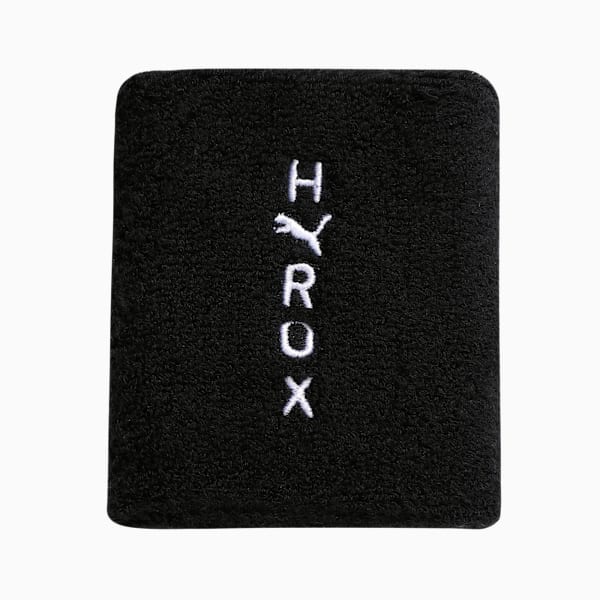 PUMA x HYROX Long Wristband, PUMA Black, extralarge-IND