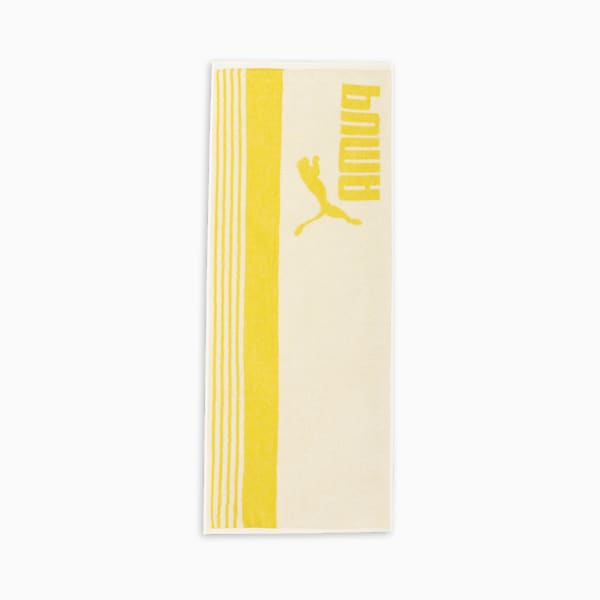 ユニセックス ボックス タオル BC, Lemon Sherbert-PUMA White, extralarge-JPN