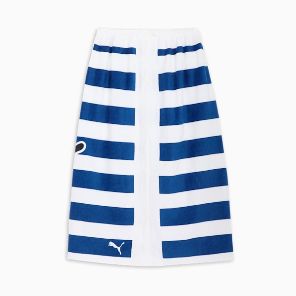 ユニセックス ラップ タオル L, Vivid Blue-PUMA Black, extralarge-JPN