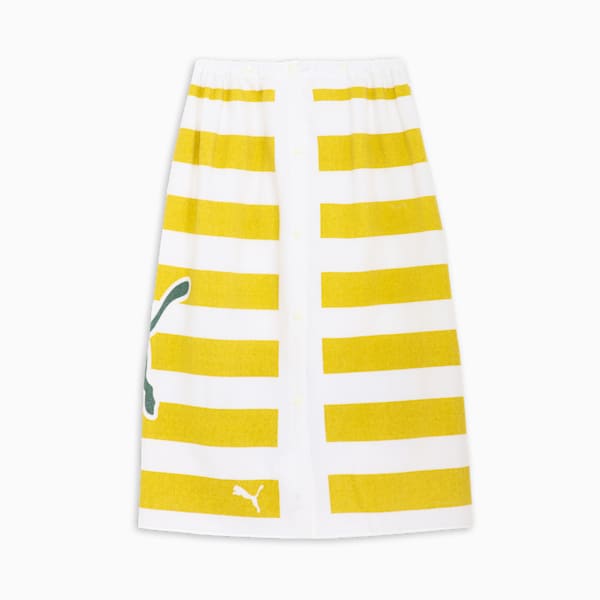 ユニセックス ラップ タオル L, Lemon Sherbert-Cool Light Gray, extralarge-JPN